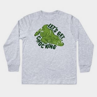 Funny crocodile pun Kids Long Sleeve T-Shirt